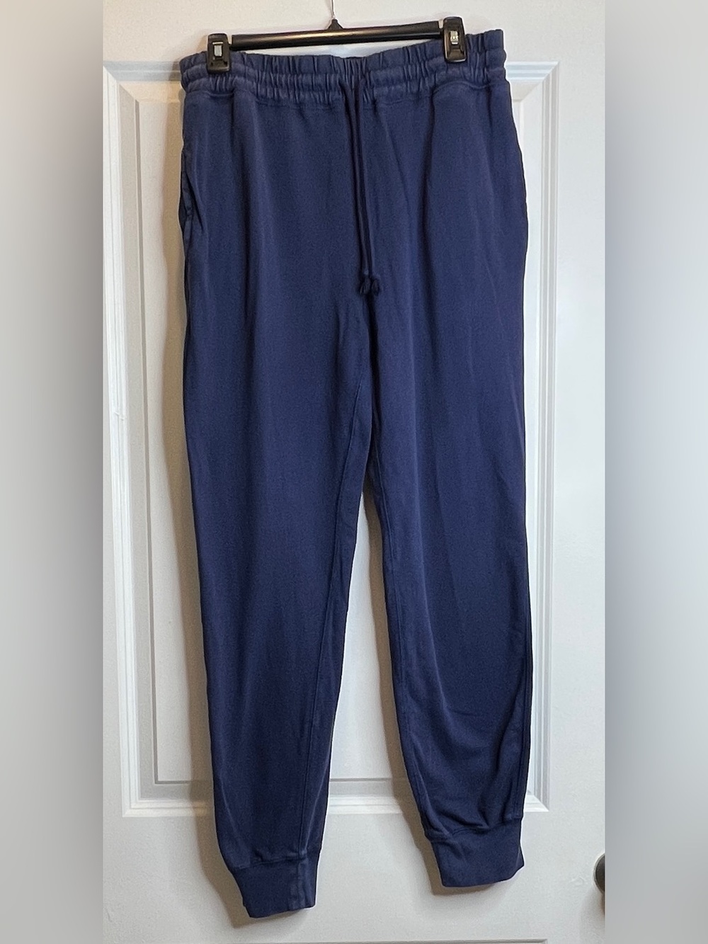 J. Crew Blue 100% Cotton Drawstring Jogger Sweatpants Small